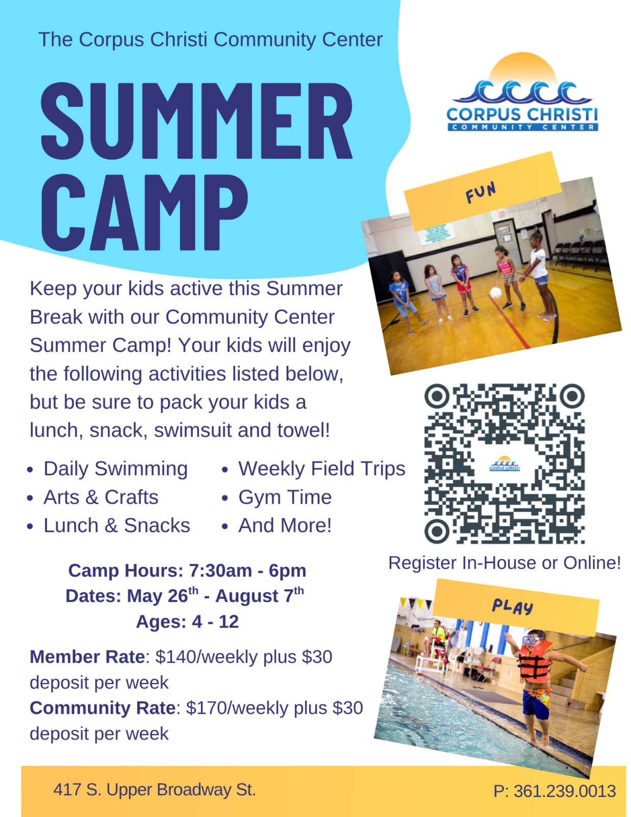 Kids Summer Camp Flyer